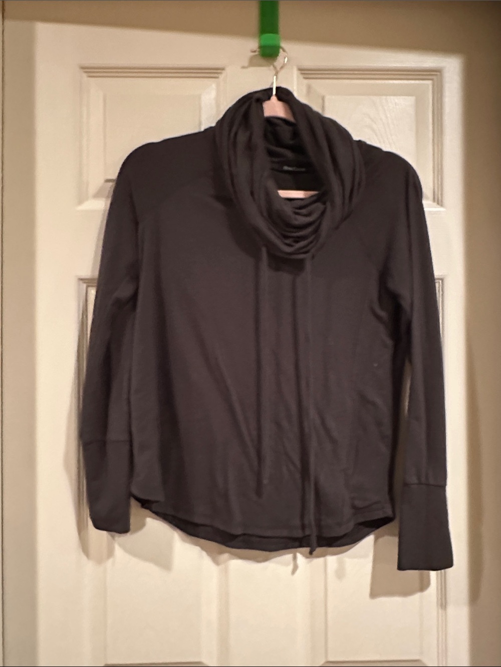 Pink Clover Cowl Neck Long Sleeve Top